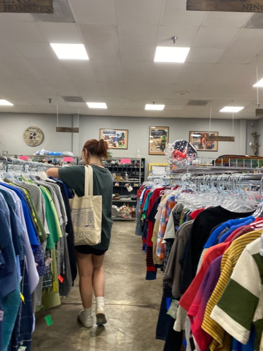To the second hand shoppers
